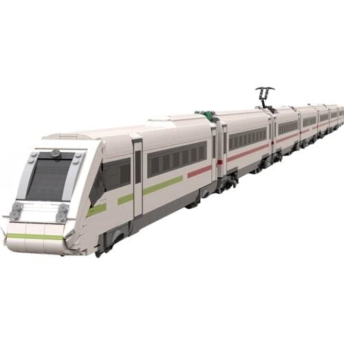 6188Pcs ICE 4/Br 412 MOC-75541 Creative Train Building Blocks Kits Stem Toy (Licensed And Designed By Itrains) For Children Toys