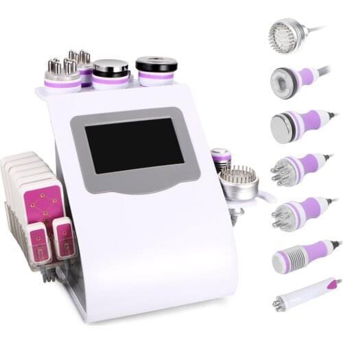 Skin Care Lifting Machine 6In 1 Photon Cavitation 2.0 40K Radio Frequency Vacuum Slimming Weight Loss Machine