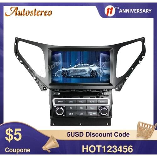 For Hyundai AZERA Grandeur i55 2015-2019 DSP Android10 64 Car DVD Player GPS Navigation Multimedia Player Tape Recorder Headunit
