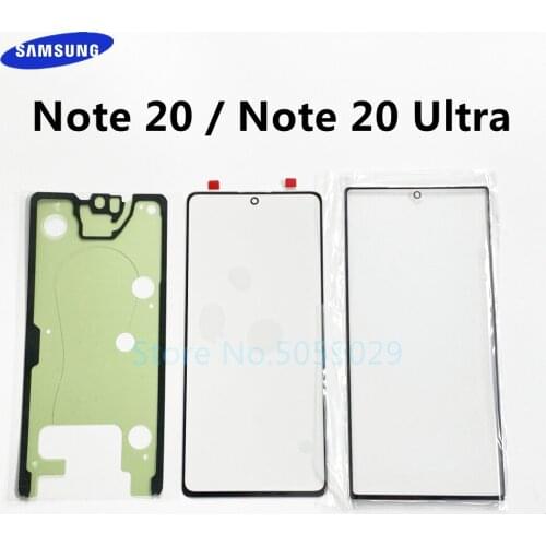 For Samsung Galaxy Note 20 N980 N980F Note20 Ultra N985 N985F LCD Display Outer Touch Panel Screen Glass Replacement Front Lens