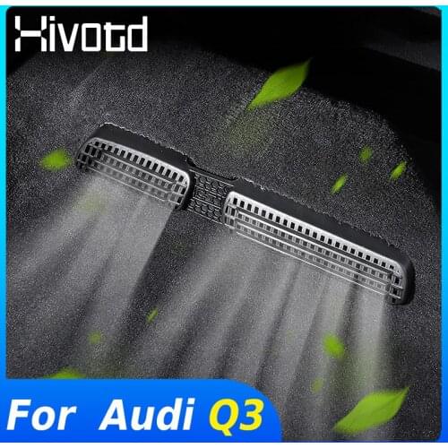Hivotd For Audi Q3 2020 2019 Accessories Car Seat Floor Air Conditioner Outlet Duct Vent Protection Cover Sticker Interior Parts