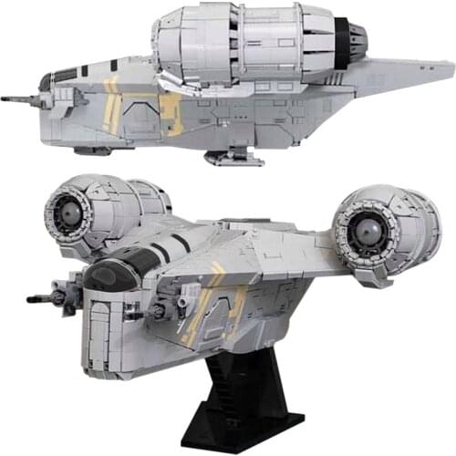 MOC 75292/79292 Space War Razoral the of Crest Aircraft Building Blocks DIY Kid Toy Armored Transport Ship Bricks Birthday Gift