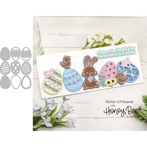 2021 New Arrival kind of Pattern Eggs Metal Cutting Dies Craft Stencil for Scrapbooking Seal Decor Embossing Template Die Cut