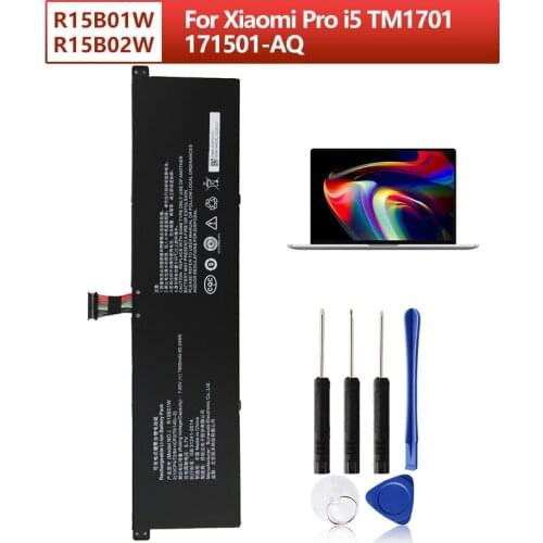New Replacement Laptop Battery R15B01W R15B02W For Xiaomi Pro i5 TM1701 171501-AQ 15.6 inch Series Rechargeable battery