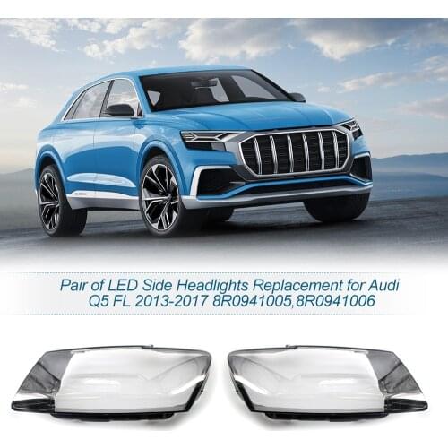 Pair of LED Side Headlights Replacement for Audi Q5 FL 2013-2017 8R0941005,8R0941006,8R0941753,8R0941754 Car Light