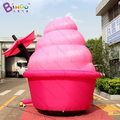 Personalized 3m height inflatable ice cream / inflatable ice cream stands for sale / ice cream inflatable balloon toys