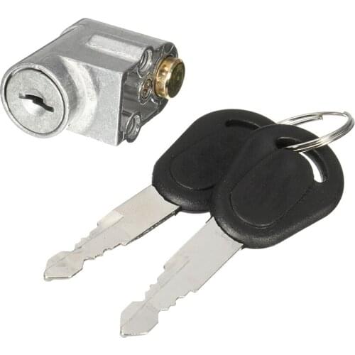 28mm Ignition Switch Battery Safety Pack Box Lock + 2 Key For Motorcycle Electric Bike Scooter E-bike