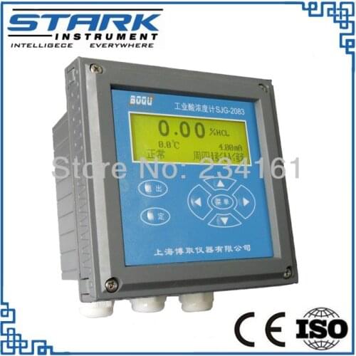 Industrial Online Acid Concentration Meter HCL H2SO4 HNO3 concentration transmitter Hydrochloric acid Sulfuric acid Nitric acid