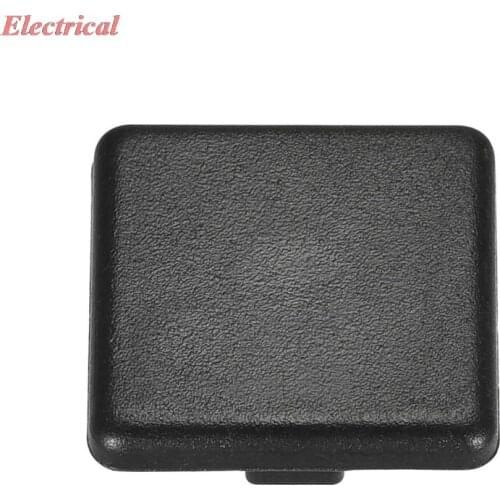 Standard Plastic Square Aluminum Extrusion End Cap Black 40x40mm