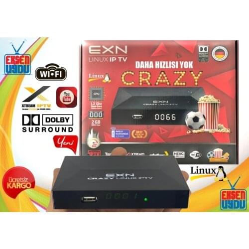 Exn Crazy Hd Linux Satellite Receiver-Super Fast New Generation 2021 Model