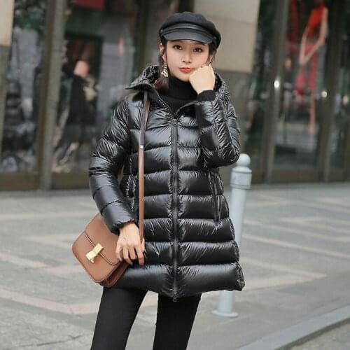 Tcyeek 2020 New Brand Womens Down Jacket Women Thick Warm 90 % White Duck Down Coat Female Korean Light Down Parkas Hiver 907