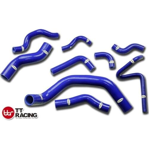 TT1602CBL - SILICONE RADIATOR HOSE KIT FOR NISSAN SILVIA 200SX 240SX S14 S15 SR20DET BLUE