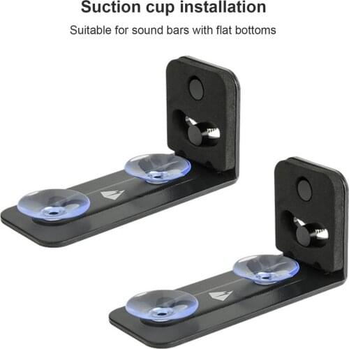 Universal Sound Bar Mounts Wall Mounting Bracket TV Speaker Soundbar Stand