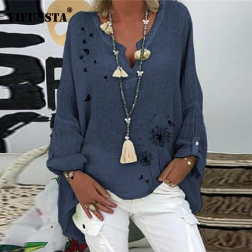 Льняные блузки VIEUNSTA China At AliExpress