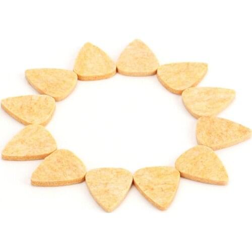 Felt Picks for Ukulele, Ukulele Picks, Uke picks (12-pack, Orange)