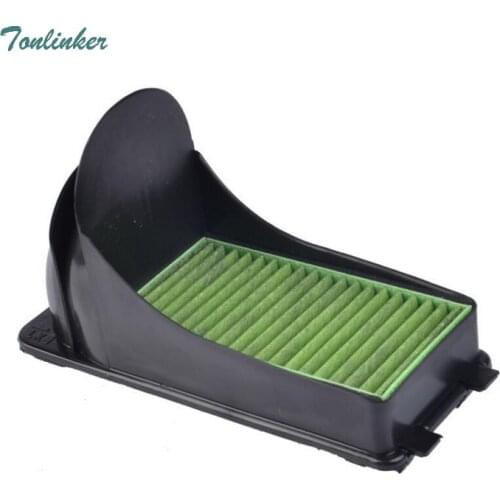 Tonlinker POLO Air Cleaner Assemblies 2 Pcs Air Filter Car styling Special External Cleaner Cover Sticker For Volkswagen/Skoda