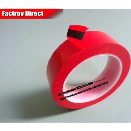 100mm*66Meter Red Single Face Glued Insulated Mylar Tape for transformers, Packing