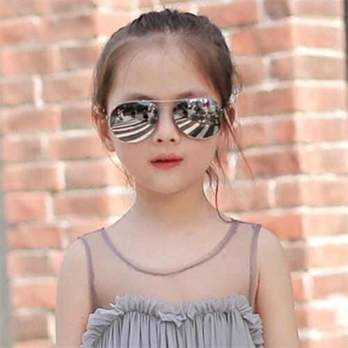 2020 NEW Brand Children Goggle Girls Alloy Sunglasses Hot Fashion Boys Girls Baby Child Classic Retro Cute Sun Glasses
