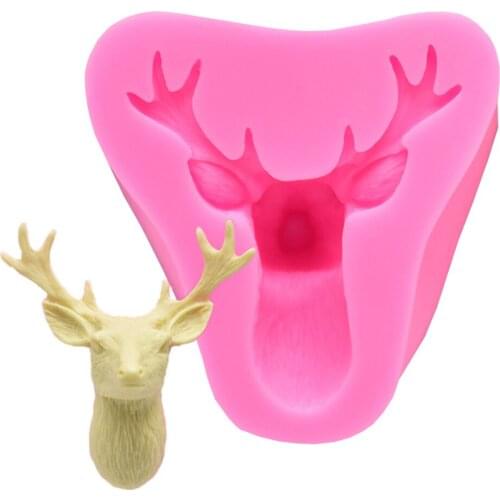 3D Silicone Stag Mold Modelling Tools Sculpting Clay Polymer Clay Ultra Clay Pick Modelling Tools for Artists