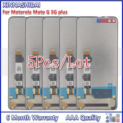 5pcs For Motorola Moto G 5G Plus LCD Display Touch Screen Digitizer Assembly Replacement For Moto G 5G Plus