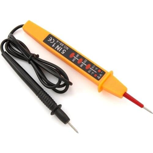 5 In 1 Tester Voltage AC DC 0-500V Auto Electrical Pen Detector Test Pencil