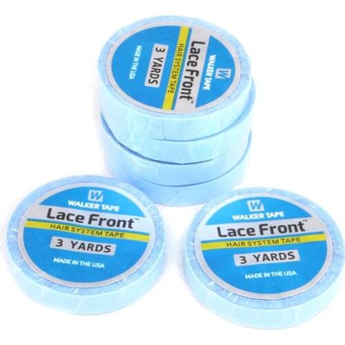 6 rolls 1cmx3 yards super hair tape double-sided adhesive tape Lace front support tape for hair extension/lace wig/toupee