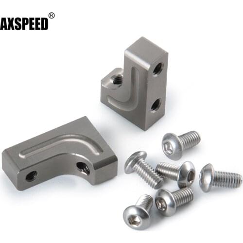 AXSPEED 1Pair Metal Aluminum Servo Mount for Axial SCX10 1/10 RC Crawler Car Upgrade Parts