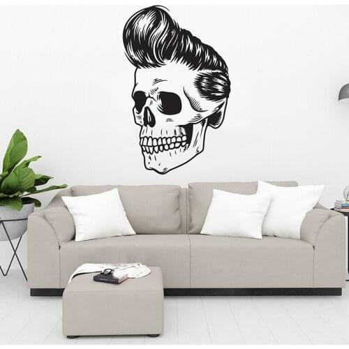 Skull Wall Decal Art home decor removeable vinyl wall sticker for livingroom art mural home room decoration accessories G888
