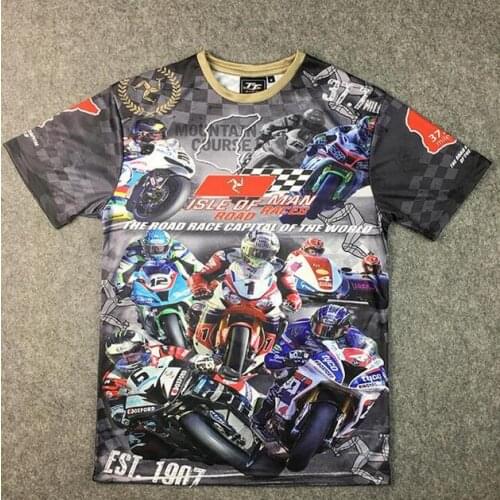 Moto TT ISLE OF MAN TT T-Shirt Team Racing Road Race Wear Off-Road MX ATV Quick-Dry gp T-Shirt