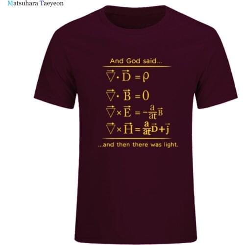 Funny Physics T Shirt Says Equations and Then There Nerd Print T Shirts Men 100% Cotton Science Tshirt Plus Size T Shirt for Men