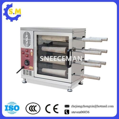 Kurtoskalacs chimney cake oven Hungary Chimney bread roll machine