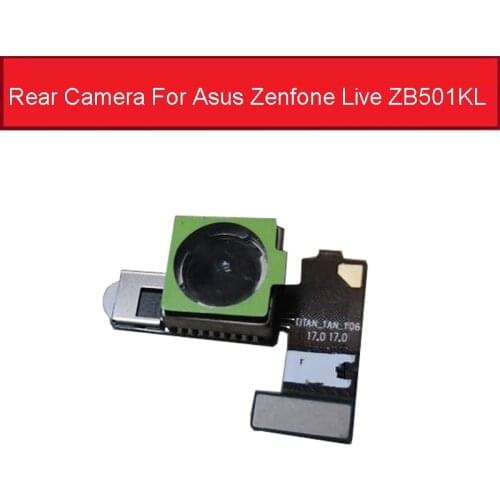 Big Back Camera Module For Asus Zenfone Live ZB501KL Rear Main Camera Flex Cable Replacement Parts Tested Good