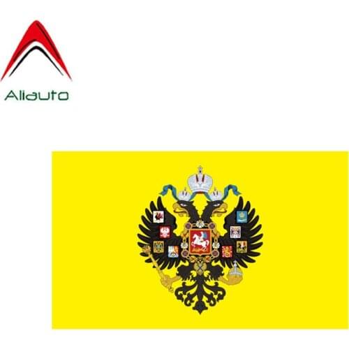 Aliauto Fashion Car Sticker Russian Imperial Empire Decoration Vinyl Decal for Turk Vw T4 Renault Volvo Xc90,14cm*8cm