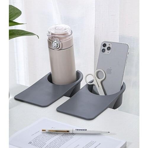 1pcs Plastic Coffee Mug Desk Lap Table Holder Clip Home/office Kitchen Storage Creative Cup Folder Holder Drink Storage Clip