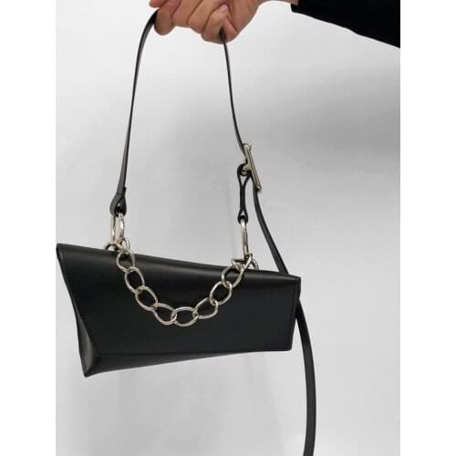 Irregular Top Handle Bag Women Leather Black Handbag Multifunction Designer Crossbody Bags for Women Ladies Summer Shoulder Bag