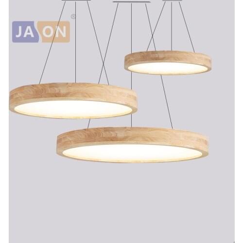 LED Modern Wood Iron Acryl 2 In 1 Round 6cm Thin LED Lamp.LED Light Pendant Lights.Pendant Lamp.Pendant light For Bedroom Foyer