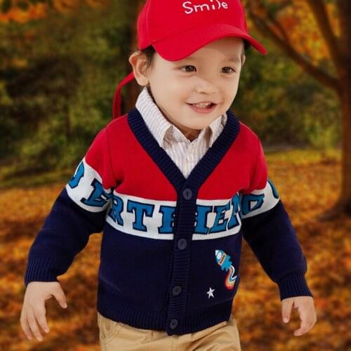 Boys and girls sweaters new knitted cartoon pullover sweater baby children baby fashion sweater tide