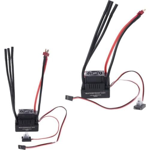T Plug Waterproof 80A RC Brushless ESC Speed Controller for 1/8 RC Car 1/10 New Short Course