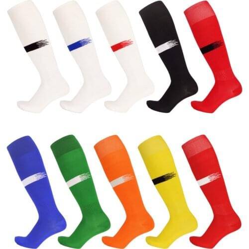 Spring Summer Thin Style Soccer Socks Adult Children Breathable Ball Sports Socks Men Boys Over Knee Football Socks SKH035
