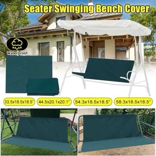Waterproof Swing Cover Chair Bench Replacement Patio Garden Outdoor UV Resistant Swing Seat Furniture Dust Cover Shade 4 Color