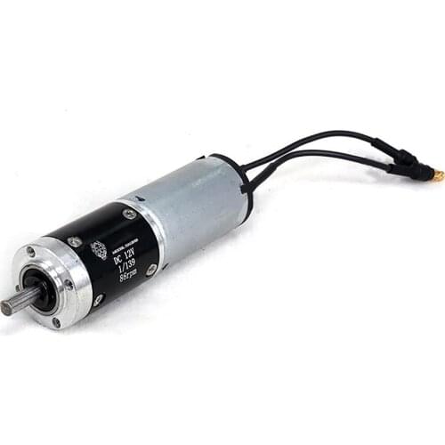 86 rpm Reduction Steel Gear Brushed Motor for 1/14 RC Engineering Excavator Model Accessories