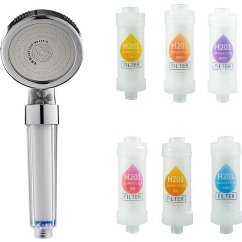 9.45*3.15 in Hard Water Softener Household Shower Three-layer water filtration shower for Bath