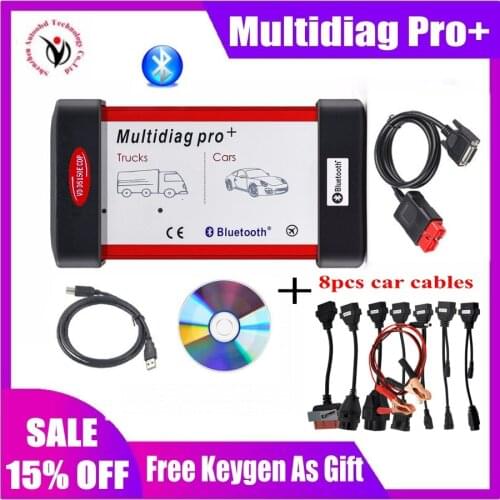VD DS150E CDP multidiag pro+ Bluetooth USB 2016 keygen best relays obd2 scanner car&trucks OBDII diagnostic tool for delphis