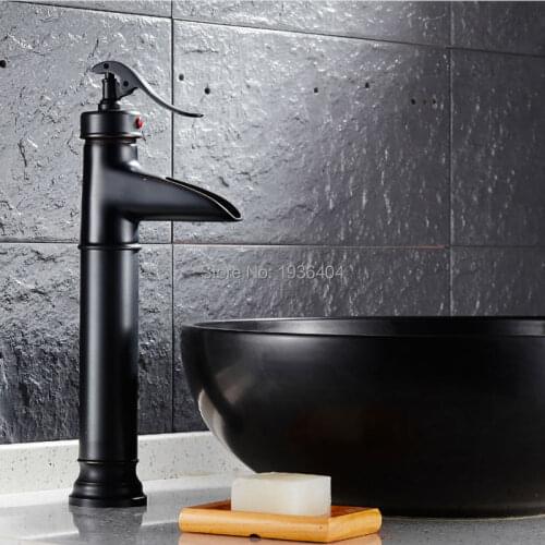 Europe Style Good Looking Black Faucet Deck Mounted Single Handle hot&cold basin mixer crane torneira B3262