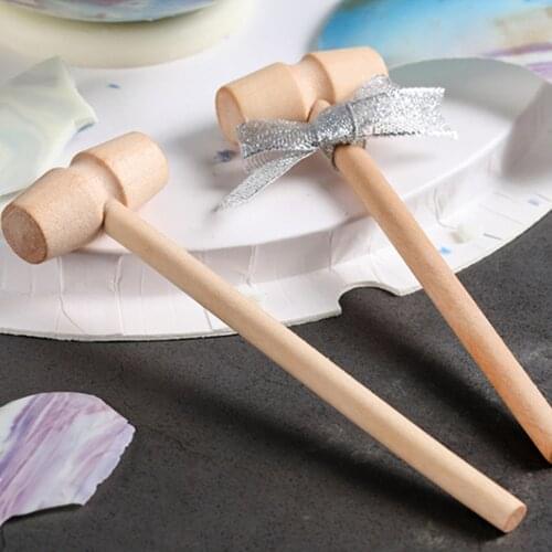 Wooden Hammer Mallet Baking Tools Pestle High Quality Environmental Cake Mini Hammer Baby Toy