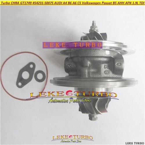 Turbo cartridge GT1749V 454231 454231-5007S 454231-5012S 4542317 454231 5012S 4542319012S 454231 7 For Audi A4 B5 B6 A6 C5