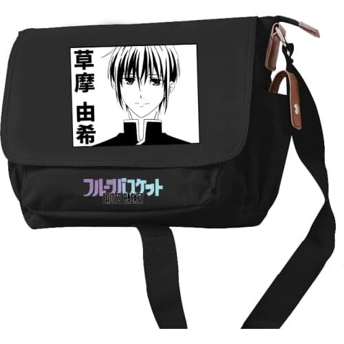 Fruits Basket Anime Bookbag Oxford Cartoon Schoolbags Travel Shoulder Bags Adjustable Strap Crossbody Bag Girls Kawaii Handbags