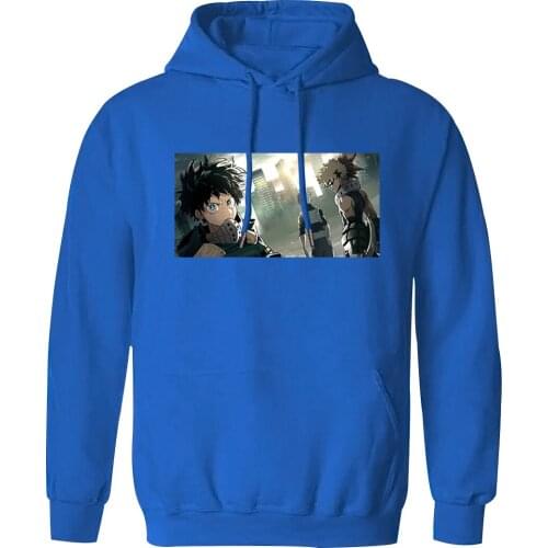 My Hero academy Hooded Mens Fashion Sweatshirts and Hoodie Standard Leisure Mans Clothing Tops Fall 2020 New Moletom Masculino