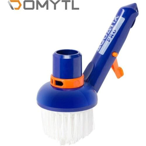 Jet Vacuum Brush Pool Cleaner Set Swimming Portable Outdoor Hot Tub With Bag Hose Connector Cleaning Tools