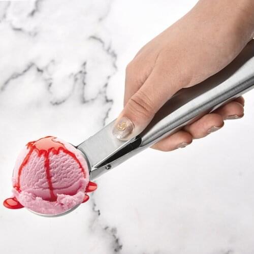 Stainless Steel Non-Stick Ice Cream Scoops Stacks Digger Fruit Spoon Kitchen Tools For Home Cake